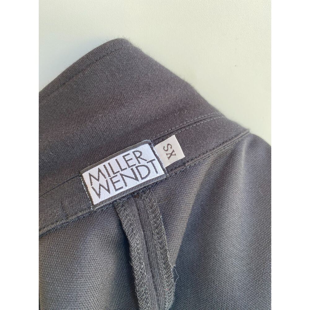Miller Wendt Black Soft Knit Sloane Blazer Military Patches Large size XS - Picture 14 of 15